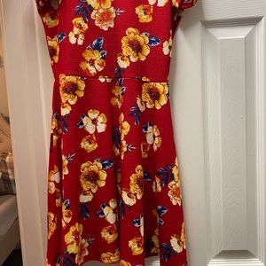 Large Floral print dress